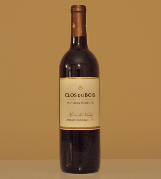 Clos du Bois Sonoma Reserve Cabernet Bottle